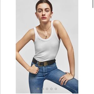 Andrea black and gold belt